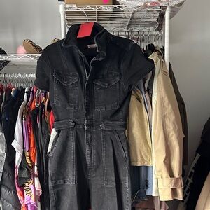 Black Denim Women's Jumpsuit